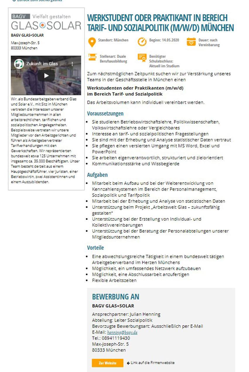 Glasindustrie