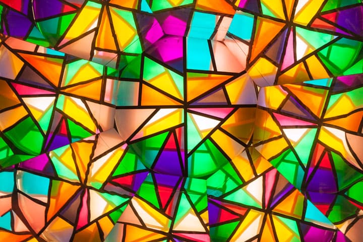 Künstlerisch gefertigtes Glas
