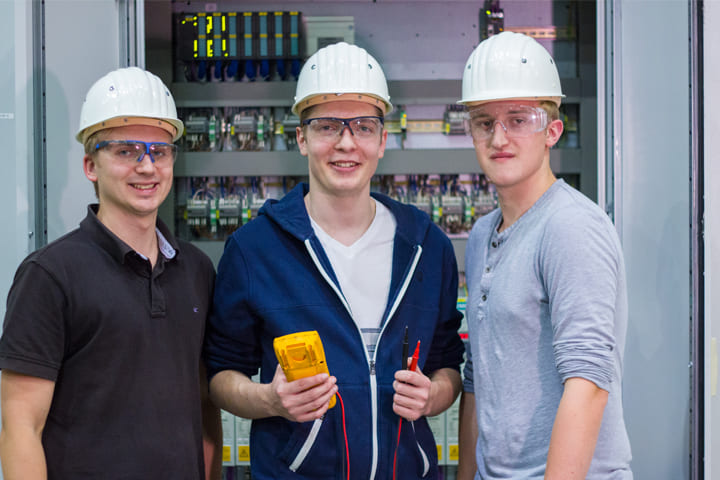 Glasproduktion in der Ausbildung