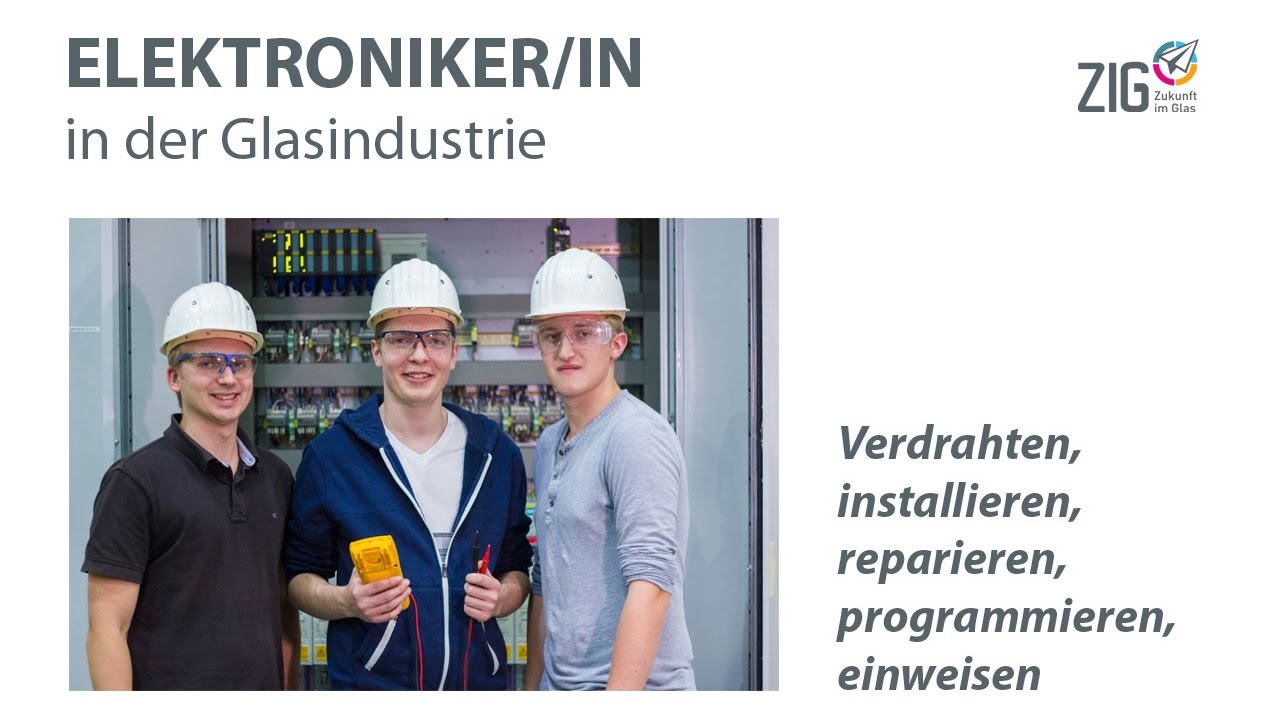 Vorschaubild zu YouTube-Video Ausbildung zum Elektroniker